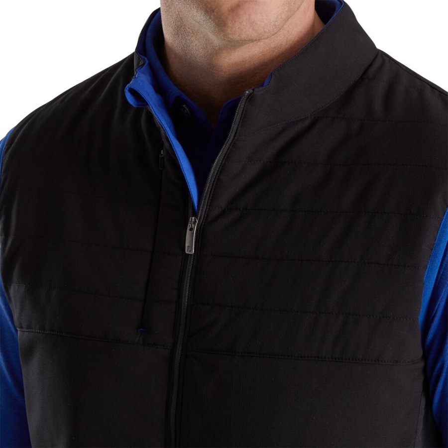 Sort Footjoy Danmark Isoleret Hel Lynlås Vest