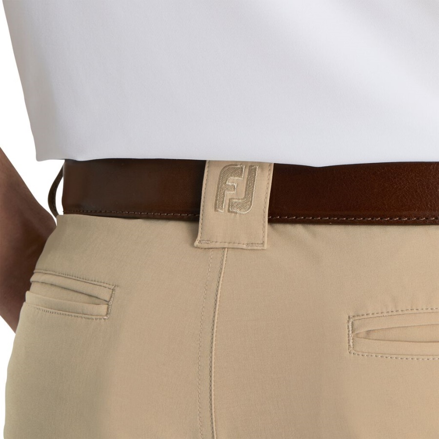Lette Shorts 9 Inseam Footjoy Danmark Khaki