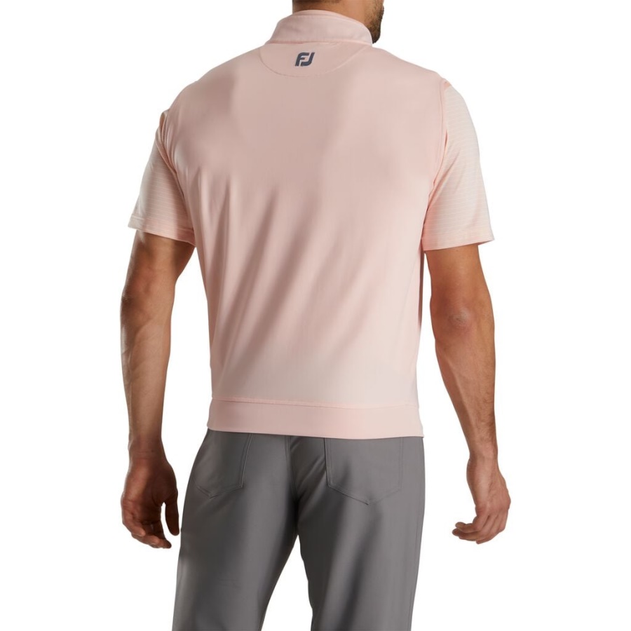 Footjoy Danmark Pink Halv Lynlås Jersey Vest