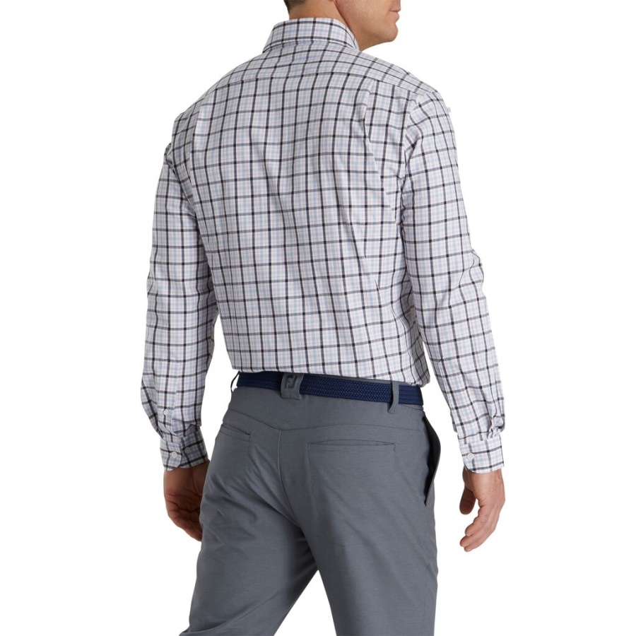 Footjoy Danmark åben Ternet Stretchbomuld Forrige Sæson Stil Hvid