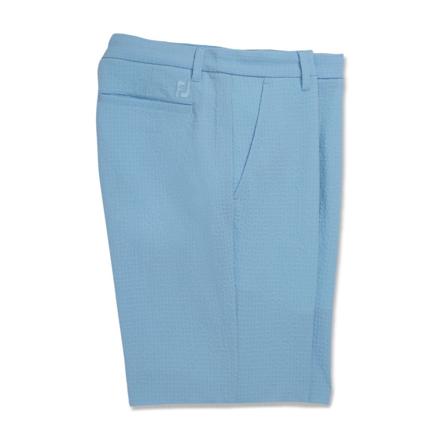 Footjoy Danmark Blue Seersucker Shorts 10 Inseam
