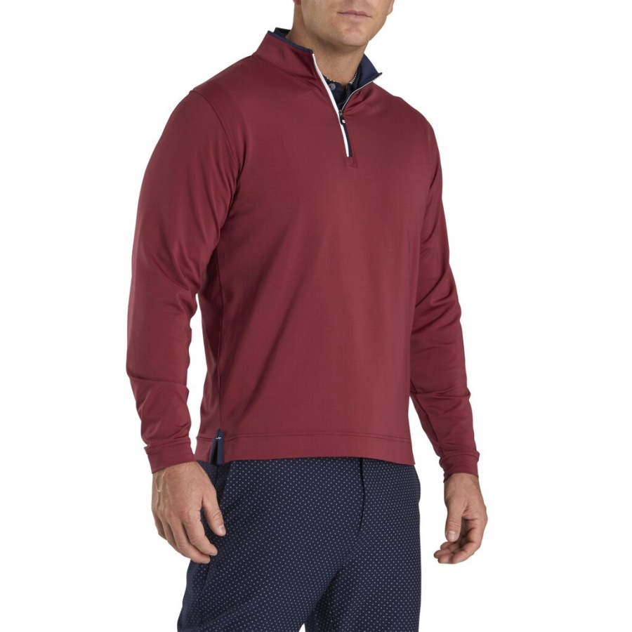 Letvægts Quarter Zip Footjoy Danmark Red