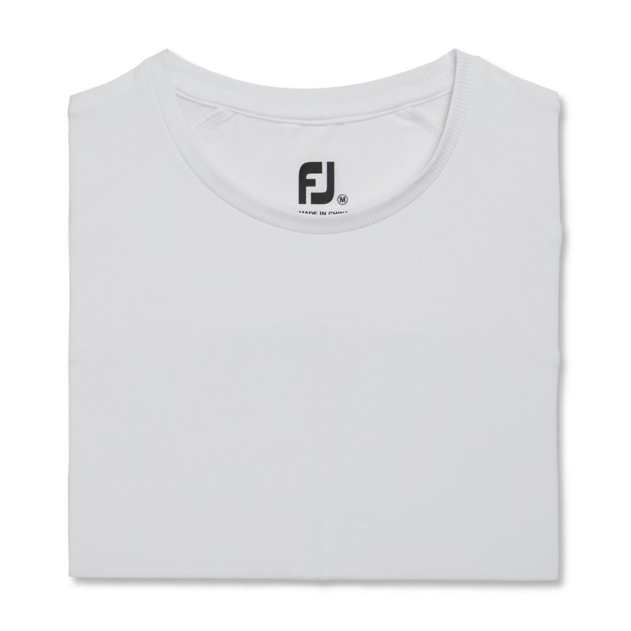 Footjoy Danmark Kortærmet Rund Hals Dame Hvid