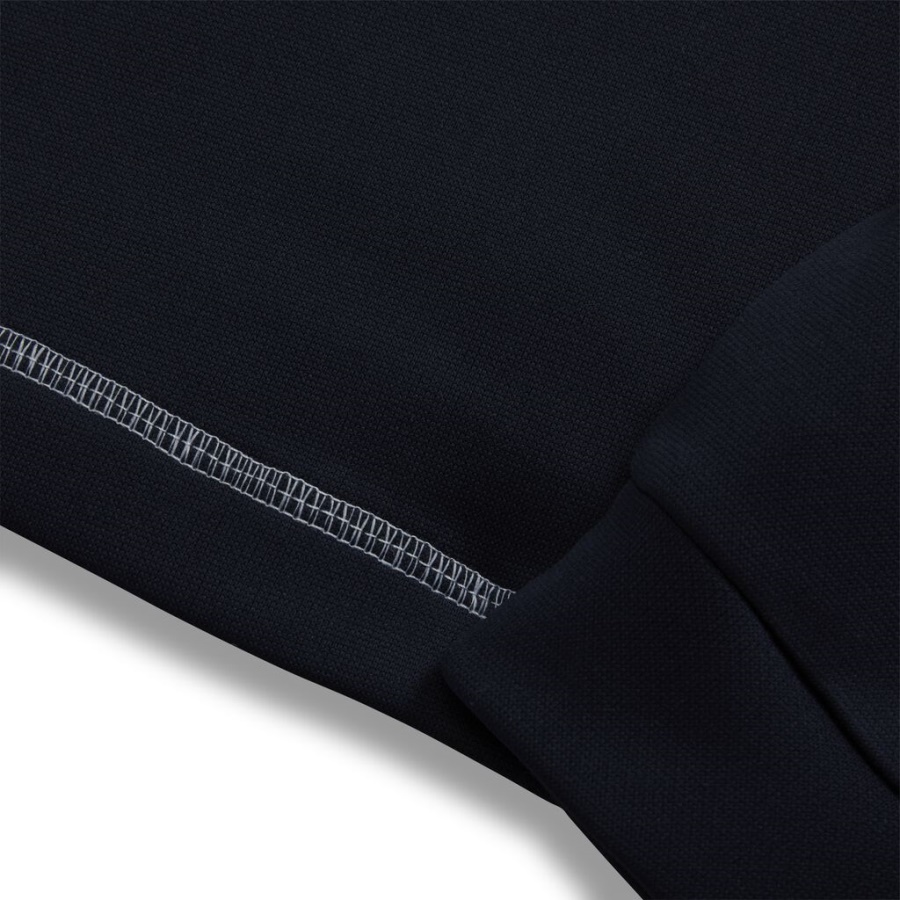 Marineblå Halv Lynlås Kontrastsøm Mellemlag Junior Footjoy Danmark