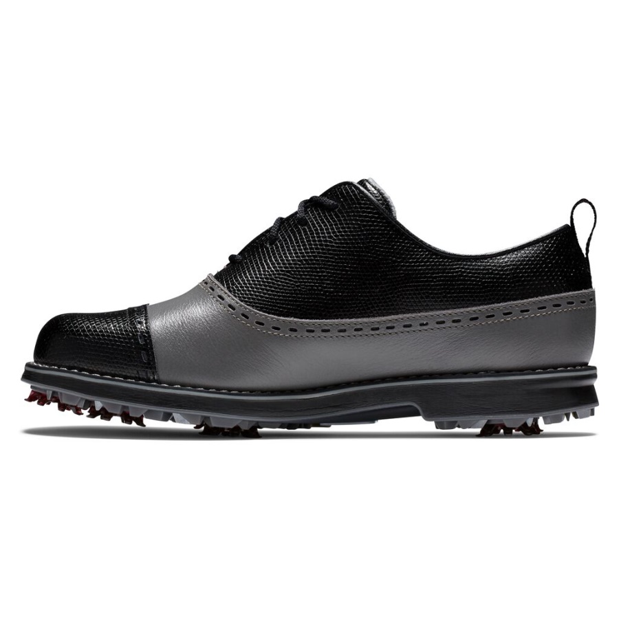 Black Footjoy Danmark Premiere Series Cap Toe Kvinder