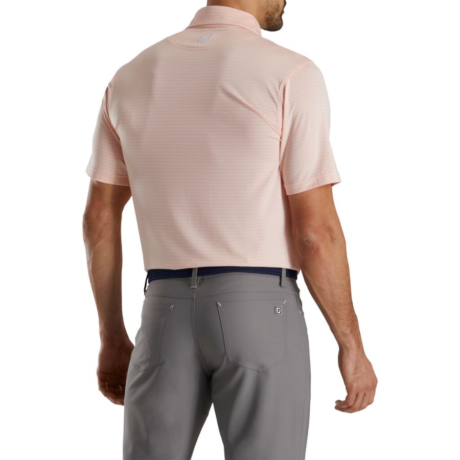 Lisle Klassisk Blyantstribe Footjoy Danmark Pink