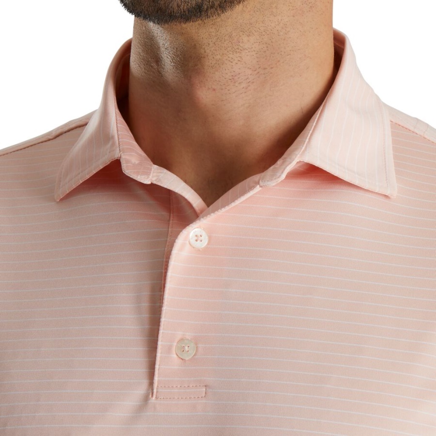 Lisle Klassisk Blyantstribe Footjoy Danmark Pink