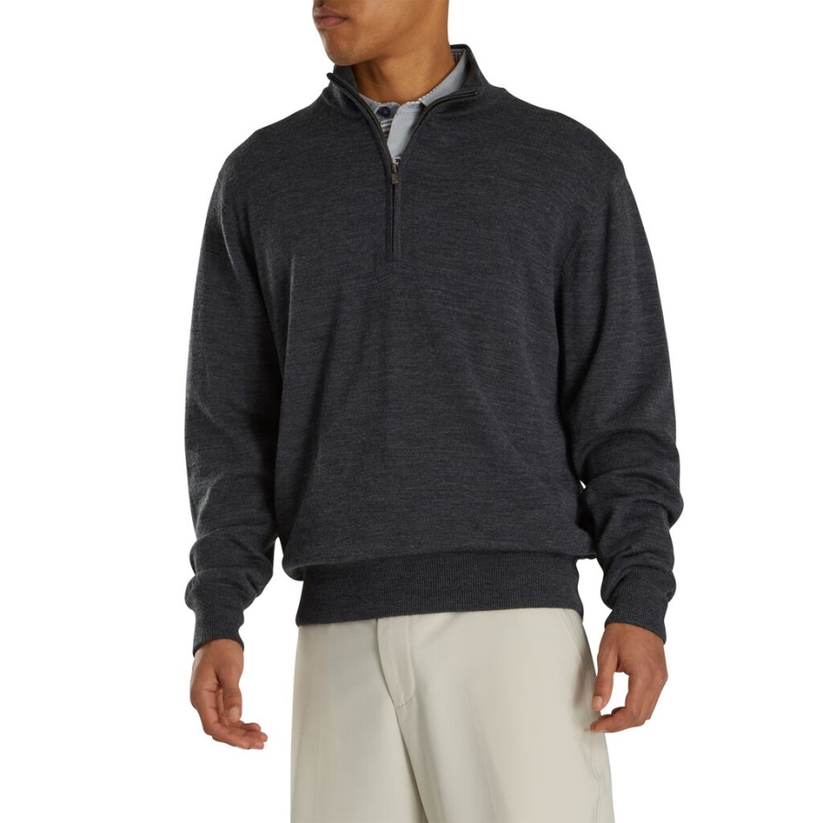 Foret Performance Sweater Footjoy Danmark Charcoal