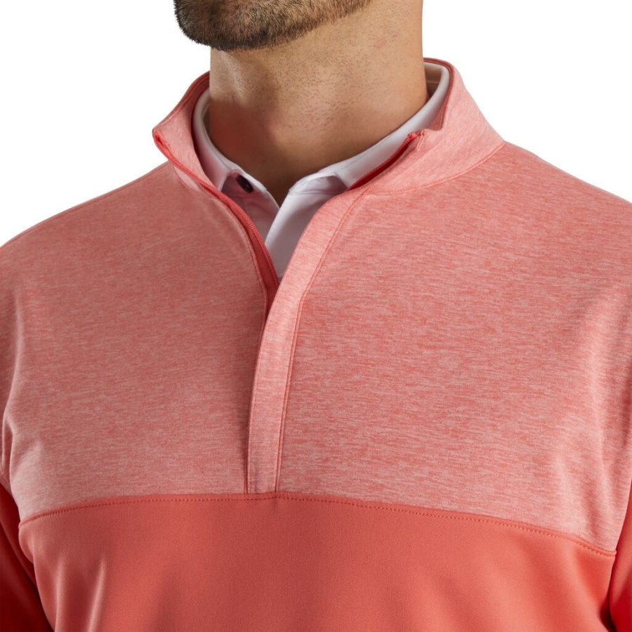 Koral Footjoy Danmark Lyng åg Halv Lynlås Mellemlag