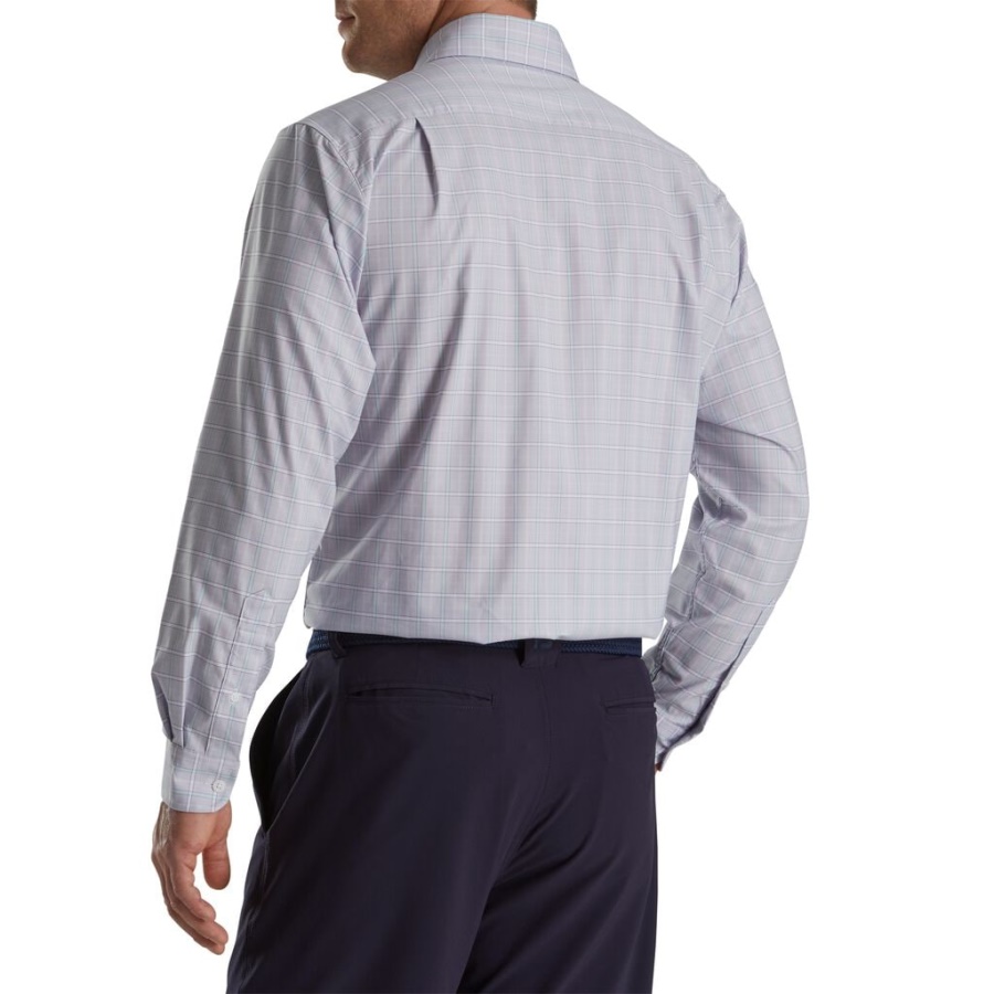 Lilla Footjoy Danmark Super Blød Vævet Plaid