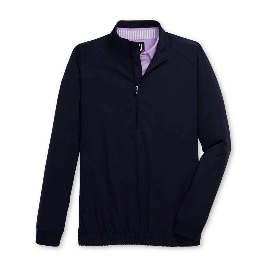 Half Zip Windshirt Footjoy Danmark Navy