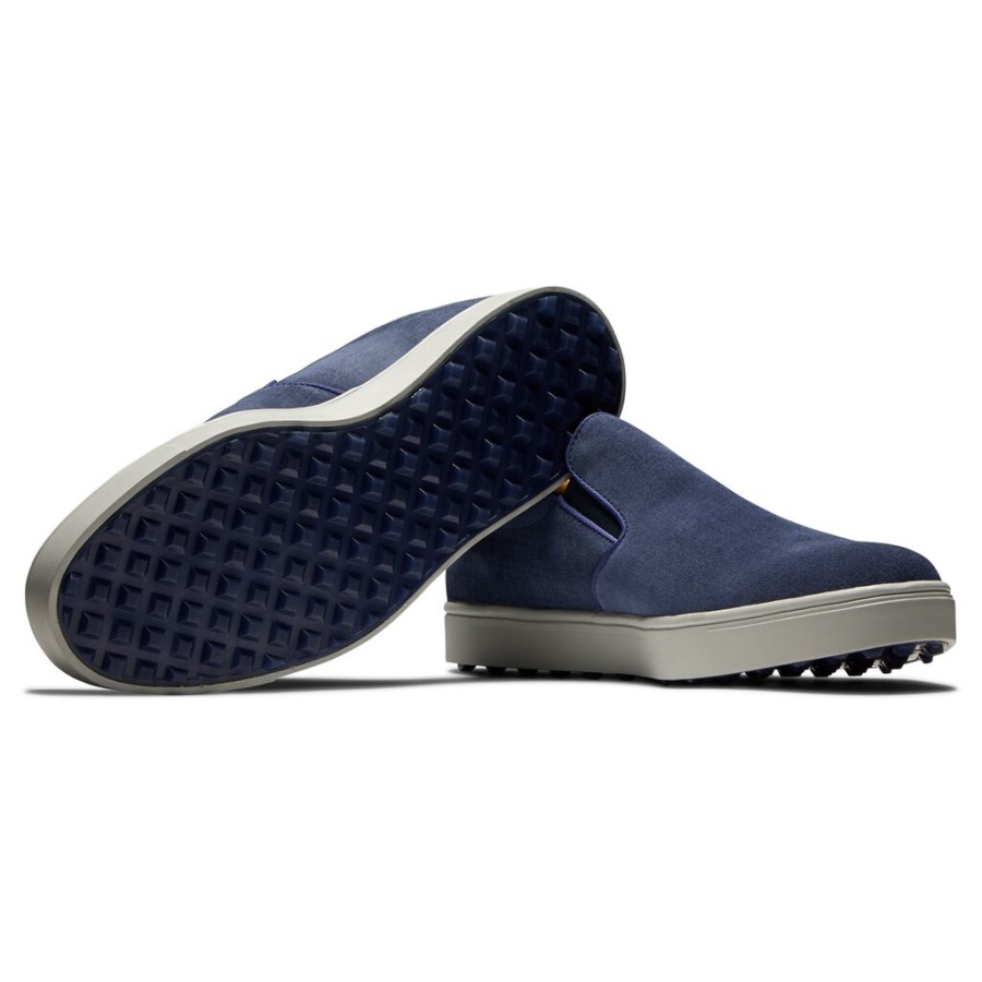 Footjoy Danmark Navy Club Casual Slip On