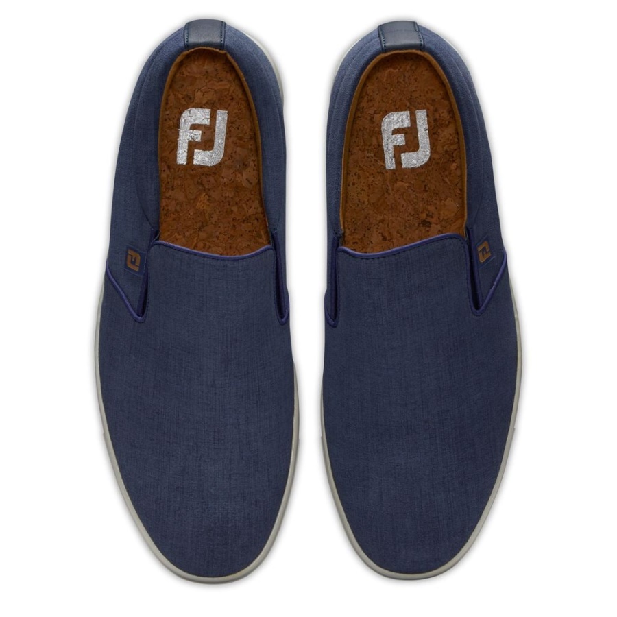 Footjoy Danmark Navy Club Casual Slip On