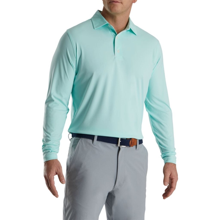 Footjoy Danmark Langærmet Solbeskyttelsesskjorte Mint