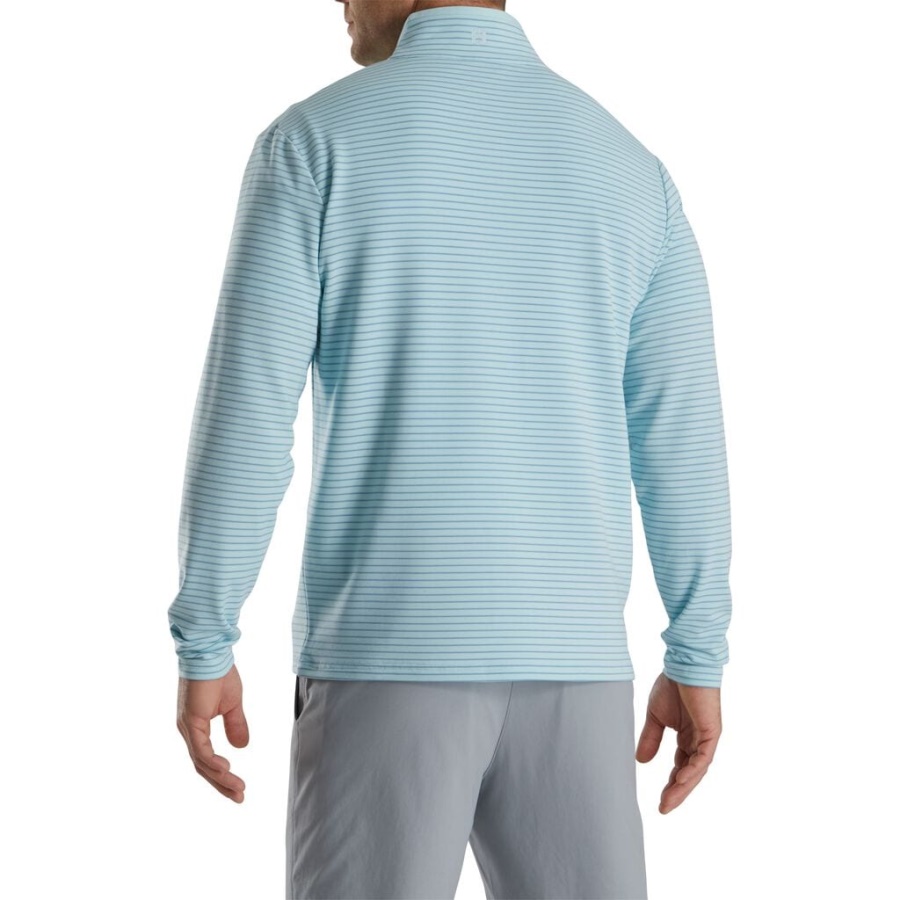 Footjoy Danmark French Terry Quarter Zip Seafoam