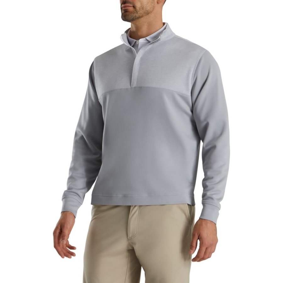 Footjoy Danmark Lyng åg Halv Lynlås Mellemlag Grå