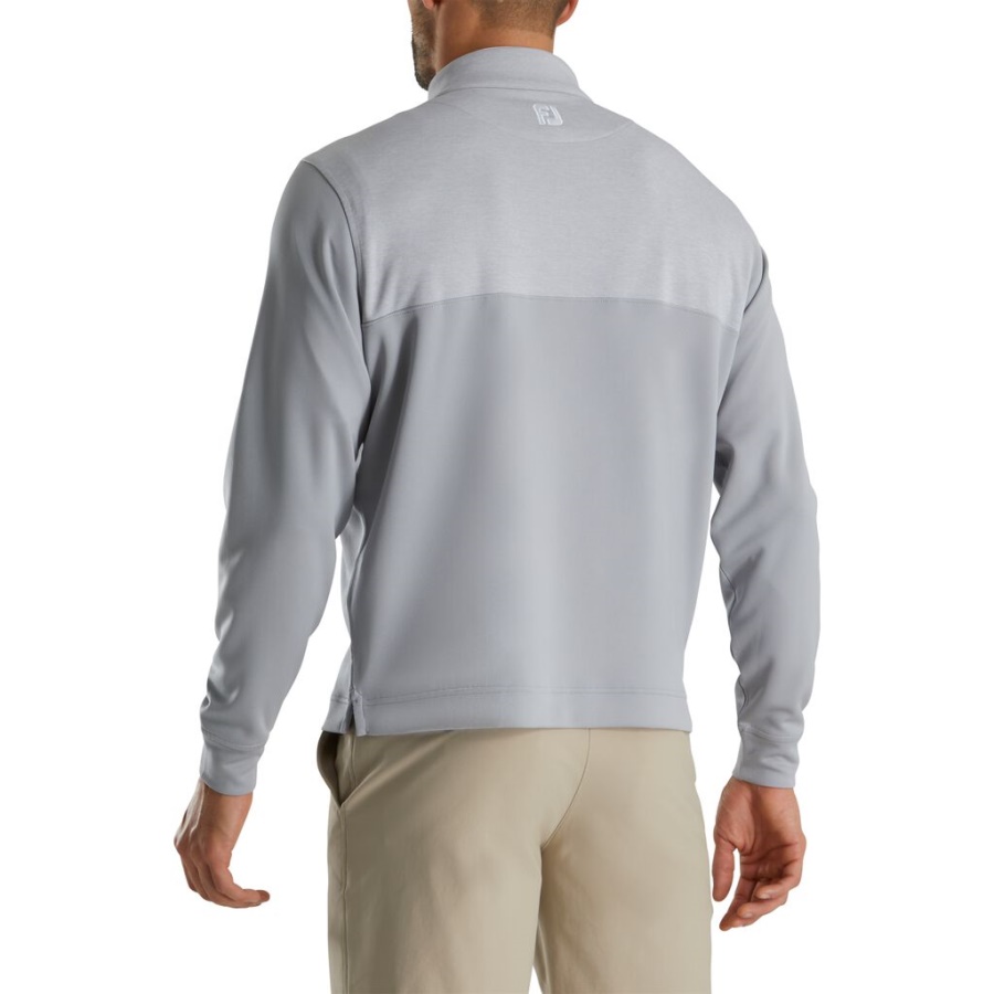 Footjoy Danmark Lyng åg Halv Lynlås Mellemlag Grå