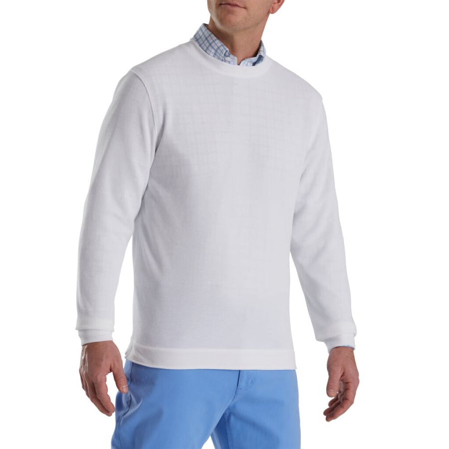Footjoy Danmark Crewneck Pullover Hvid