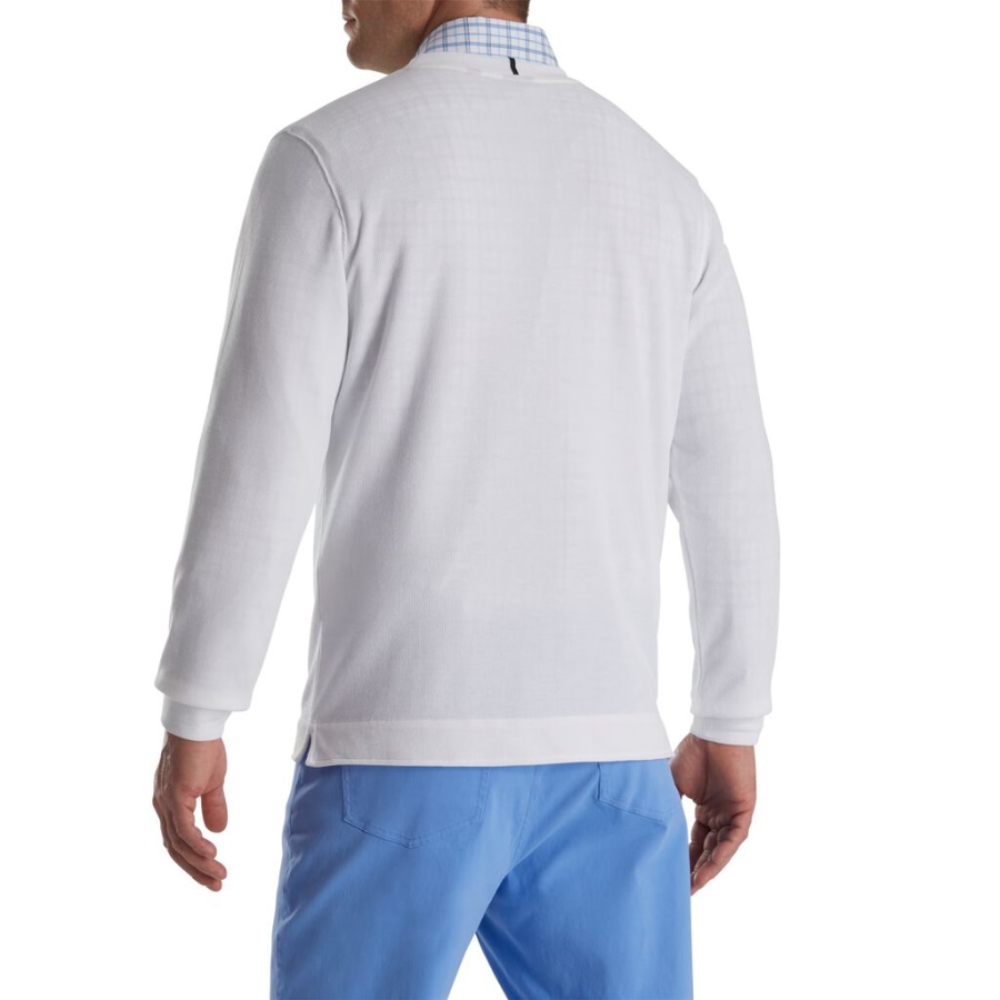 Footjoy Danmark Crewneck Pullover Hvid