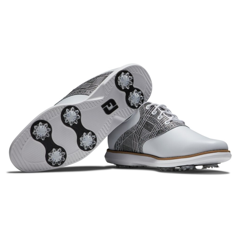 Footjoy Danmark Traditioner Kvinder Hvid Mode