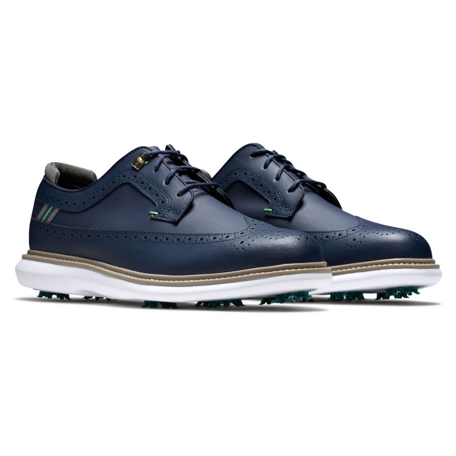 Footjoy Danmark Navy Traditioner Skjoldspids