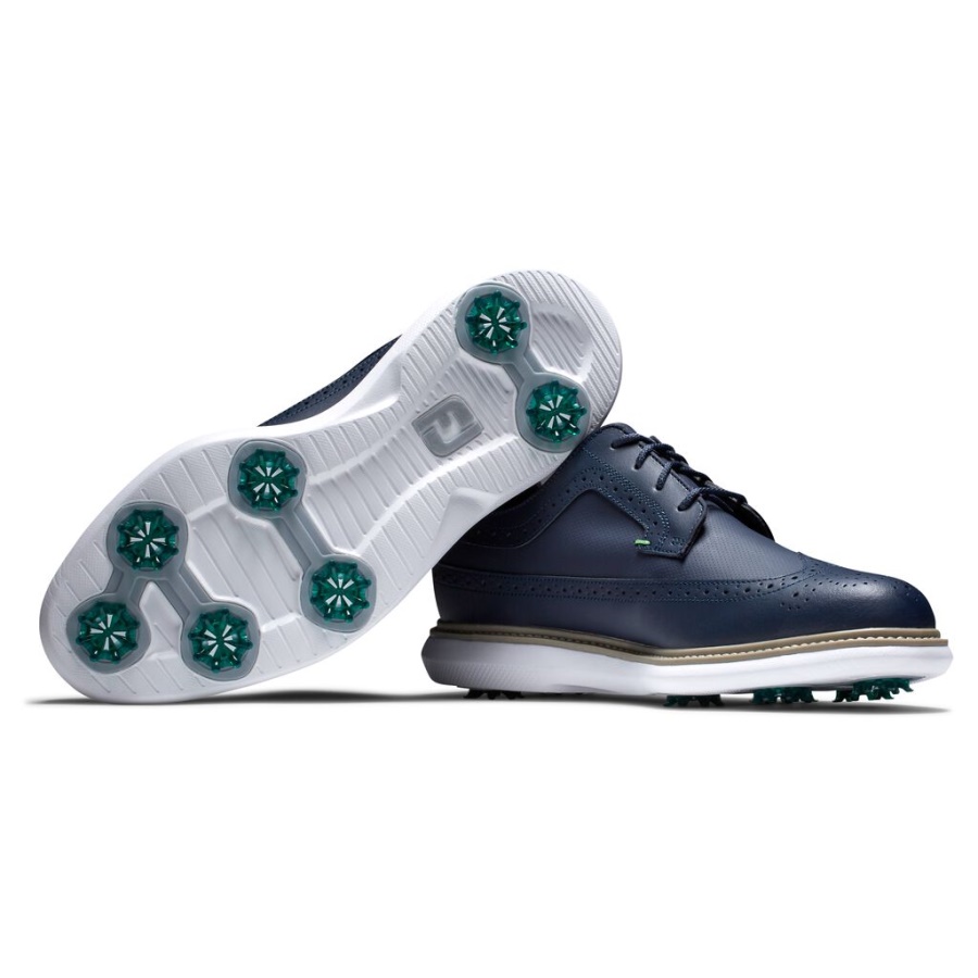 Footjoy Danmark Navy Traditioner Skjoldspids