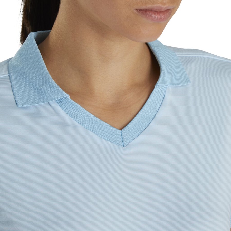 Blå Ende På Ende åben Krave Kvinder Footjoy Danmark