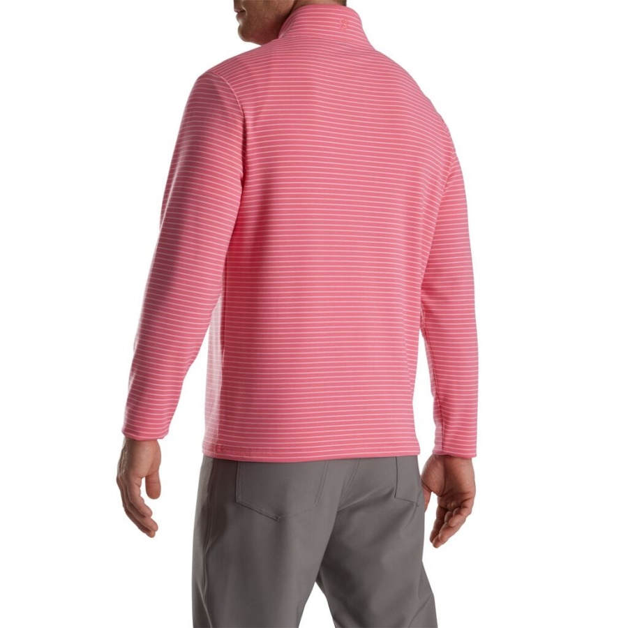 Hvid French Terry Quarter Zip Footjoy Danmark