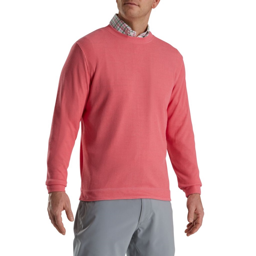 Crewneck Pullover Footjoy Danmark Vandmelon