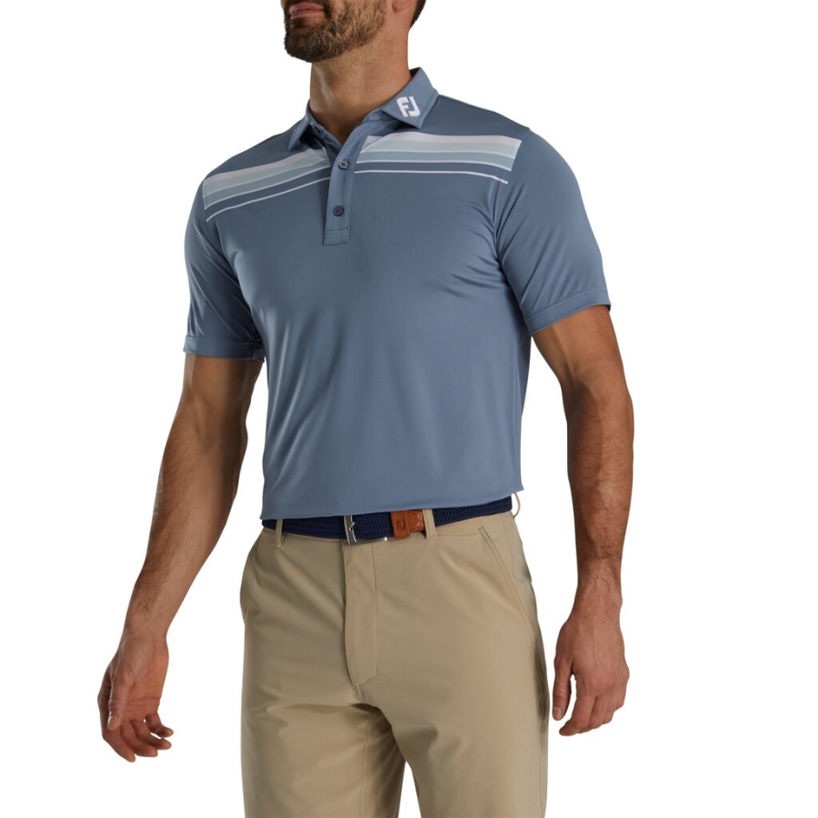 Footjoy Danmark Grafit Atletisk Pasform Skygge Brystbånd Lisle Self Krave Fj Tour Krave