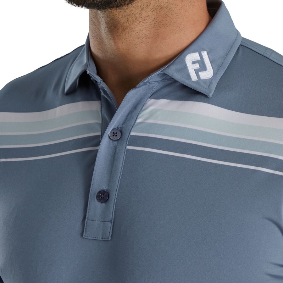 Footjoy Danmark Grafit Atletisk Pasform Skygge Brystbånd Lisle Self Krave Fj Tour Krave