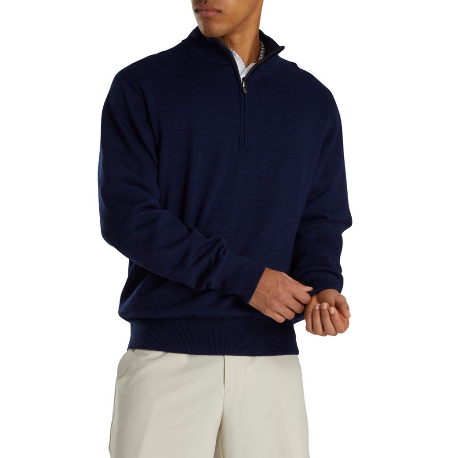 Marineblå Footjoy Danmark Foret Performance Sweater
