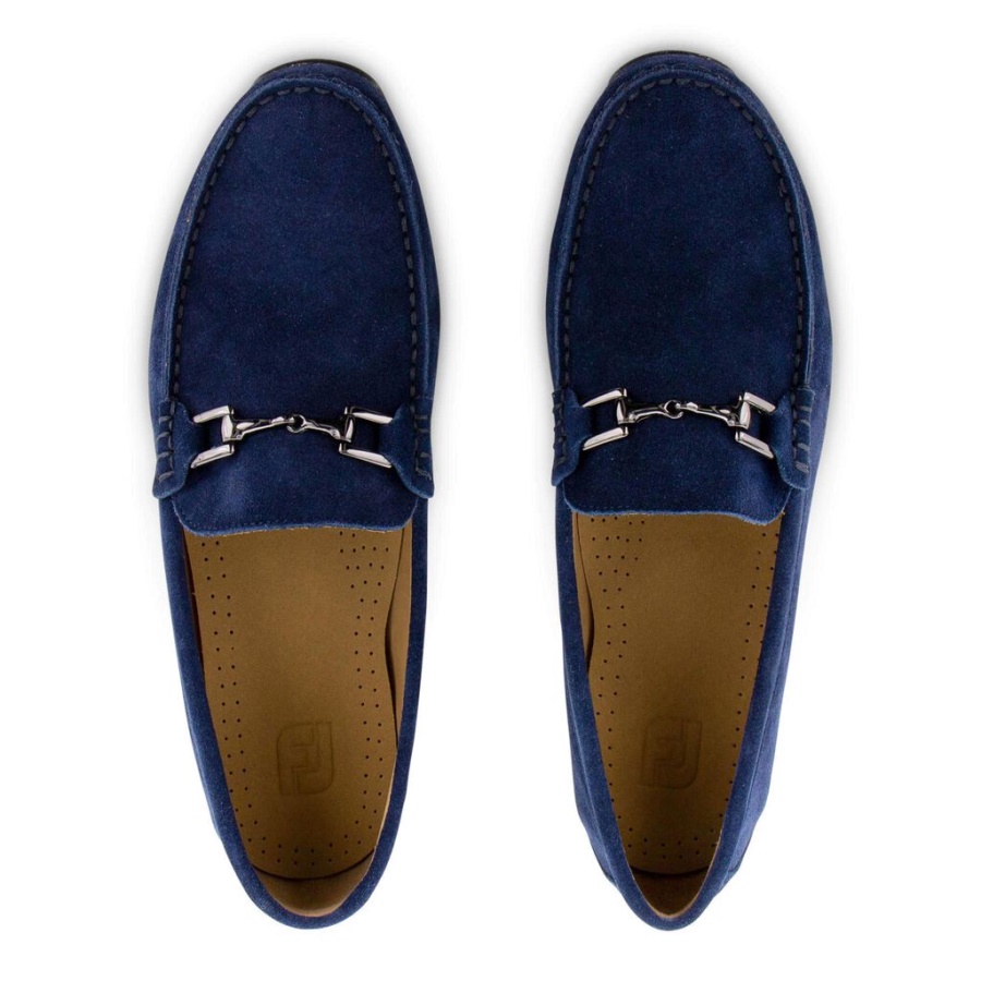 Blue Footjoy Danmark Club Casuals Ruskind Loafer