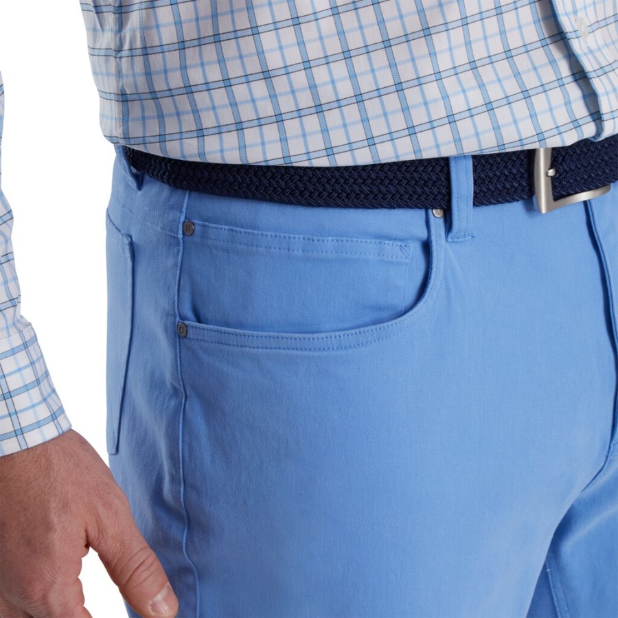 Footjoy Danmark Lagune Sueted Bomuldstwill 5-lommers Bukser