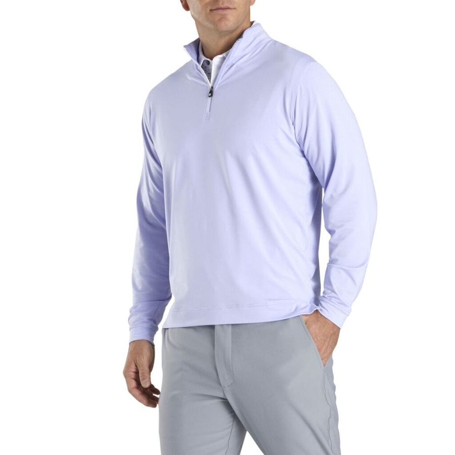 Hvid Letvægts Quarter Zip Footjoy Danmark