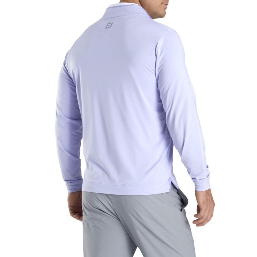 Hvid Letvægts Quarter Zip Footjoy Danmark