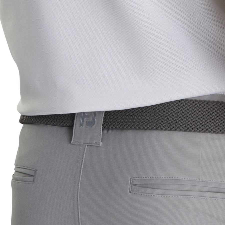 Grå Brudt Stribe Vævet Kort Tidligere Sæson Stil Footjoy Danmark