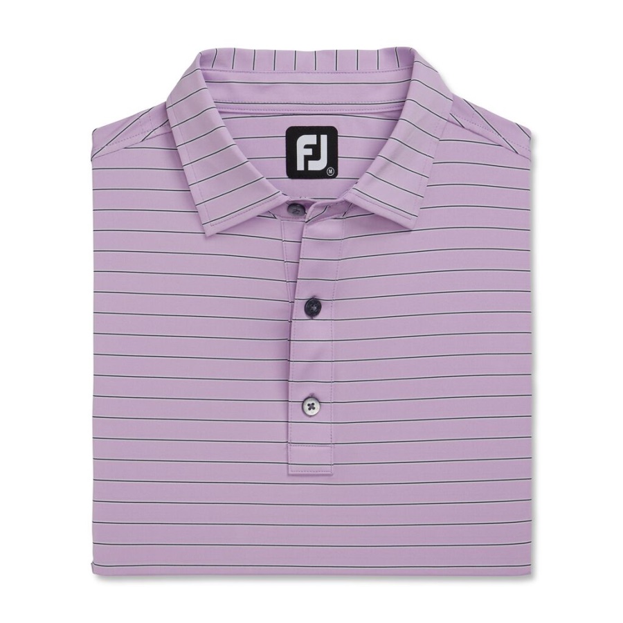 Lavendel Footjoy Danmark Triple Nålestribe Lisle Self Krave