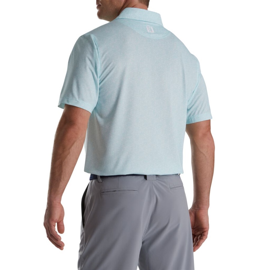 Hvid Footjoy Danmark Maling Splatter Print Lisle Self Krave