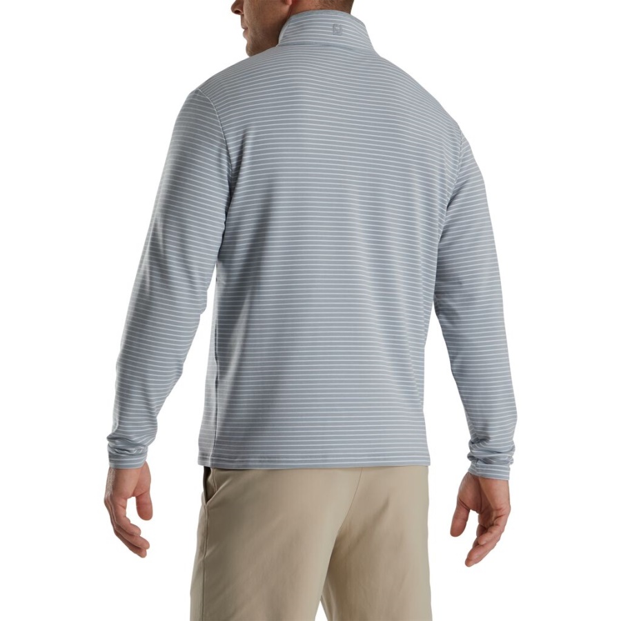 French Terry Quarter Zip Footjoy Danmark Grå
