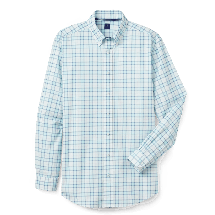 Footjoy Danmark Multifarve Tartan Vævet Tidligere Sæson Stil Aqua