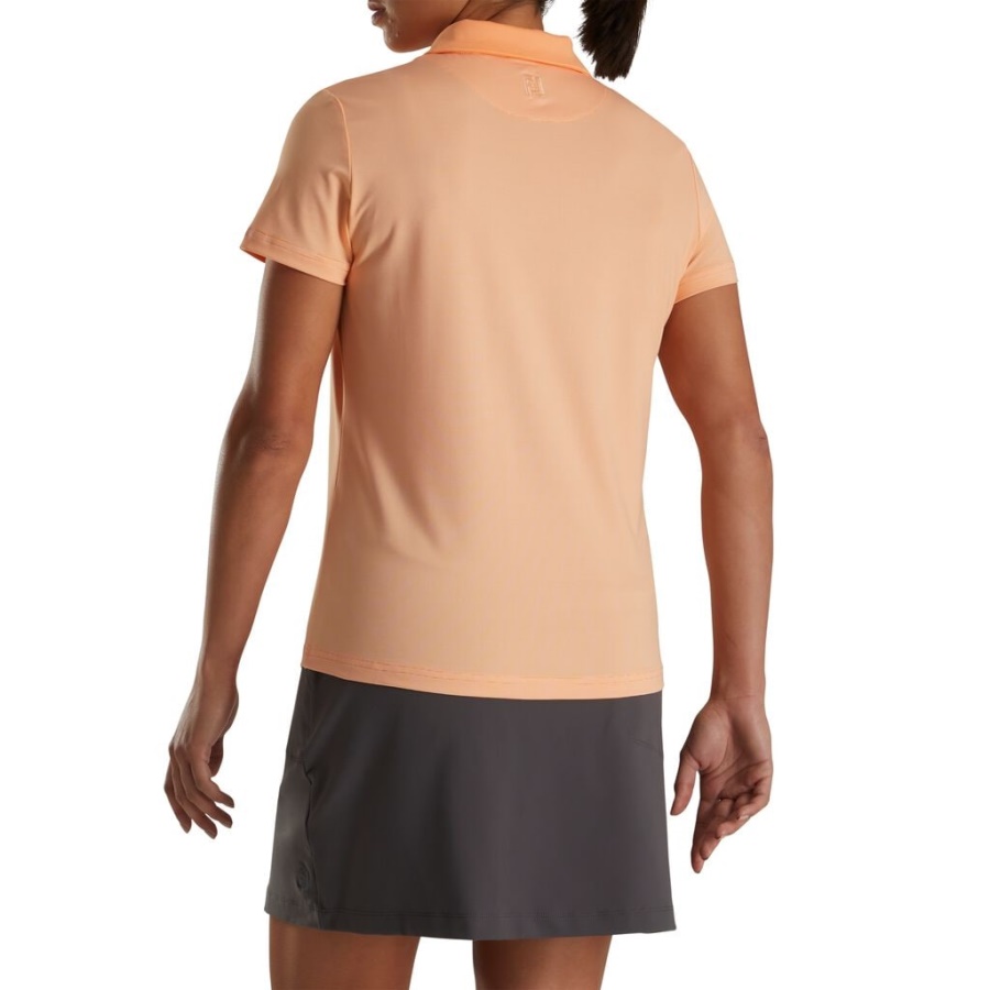 Melon Cap ærmer Houndstooth Print Kvinder Footjoy Danmark