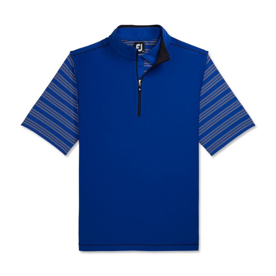 Footjoy Danmark Quarter Lynlås Vest Med Børstet Ryg Ocean