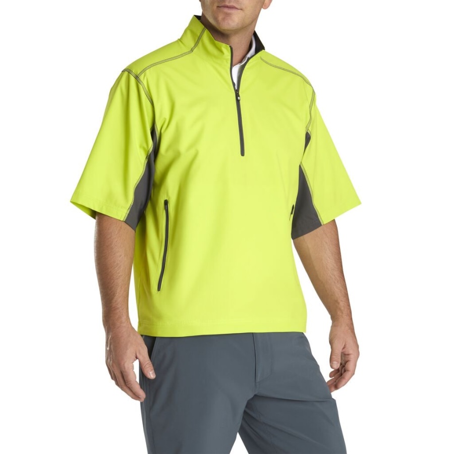 Footjoy Danmark Lime Kortærmet Sport Windshirt