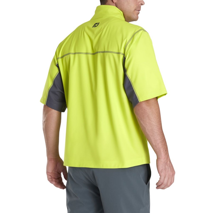 Footjoy Danmark Lime Kortærmet Sport Windshirt