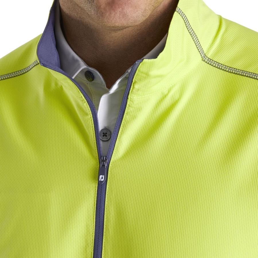 Footjoy Danmark Lime Kortærmet Sport Windshirt