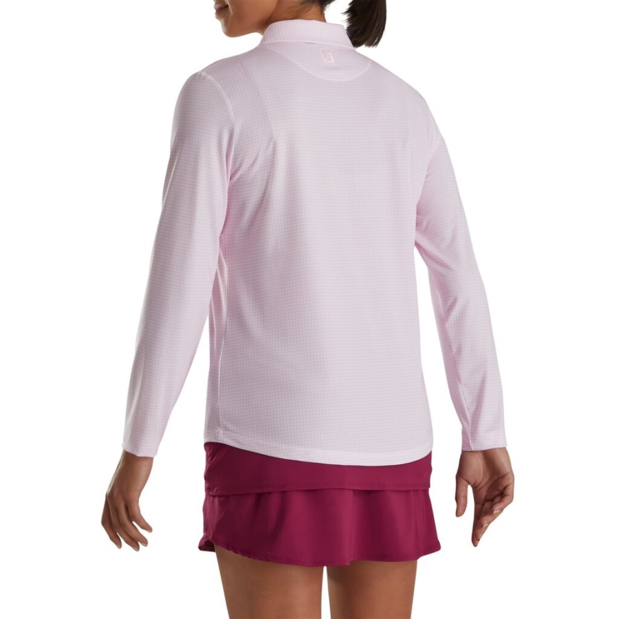 Footjoy Danmark Solbeskyttelsesskjorte Kvinder Pink