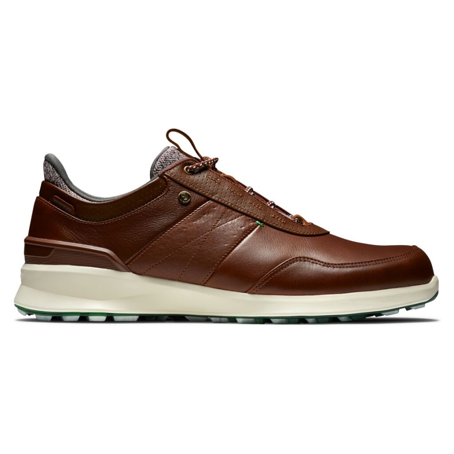 Footjoy Danmark Stratos Tidligere Sæson Stil Cognac