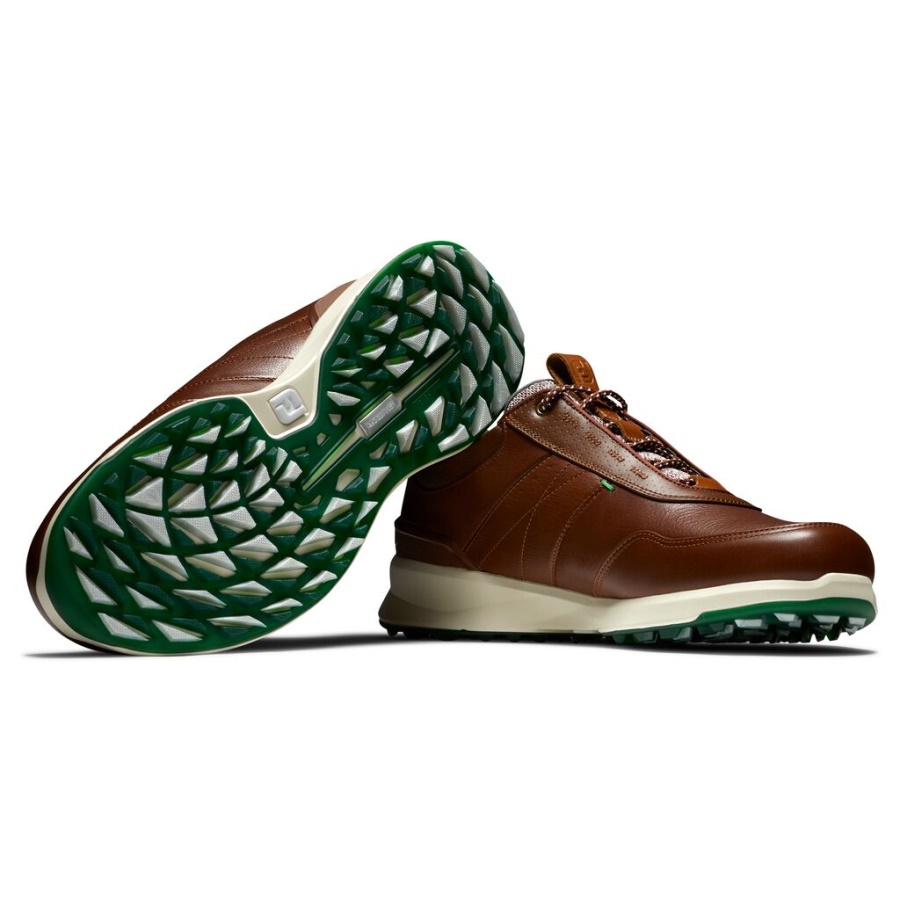 Footjoy Danmark Stratos Tidligere Sæson Stil Cognac