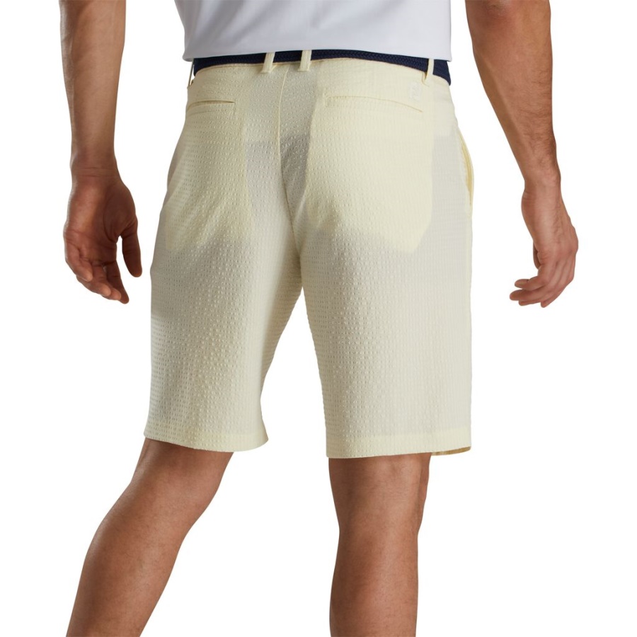 Footjoy Danmark Seersucker Shorts 10 Inseam Lemonade